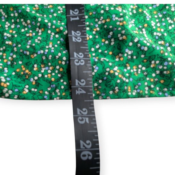 Max Studio Green Floral Peasant Bohemian Blouse Tunic Top Womens Size 1X NWT - Picture 16 of 16